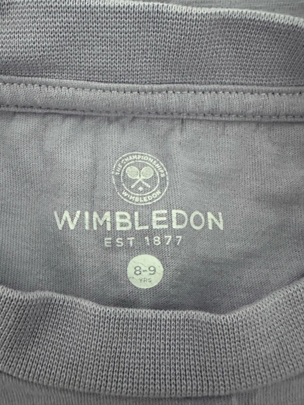 Wimbledon Lavender Pixel Tennis Tee for Kids